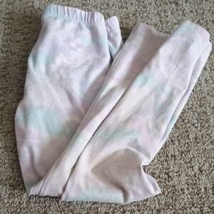 Kids Pastel Tie-Dye Leggings